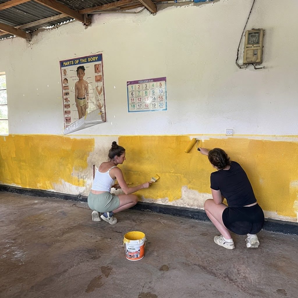 Voluntariado en construcción