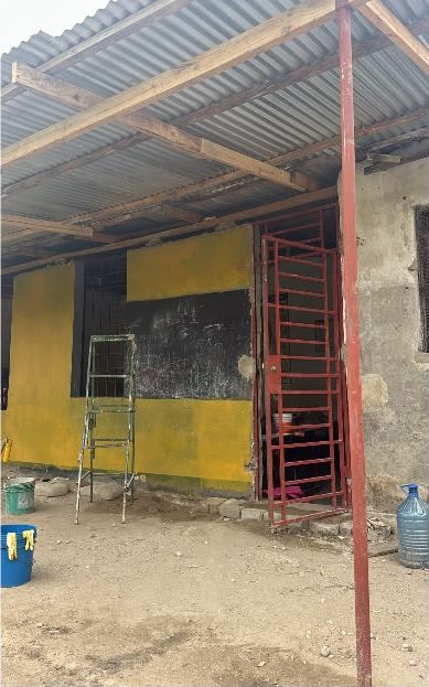 Exterior en renovación